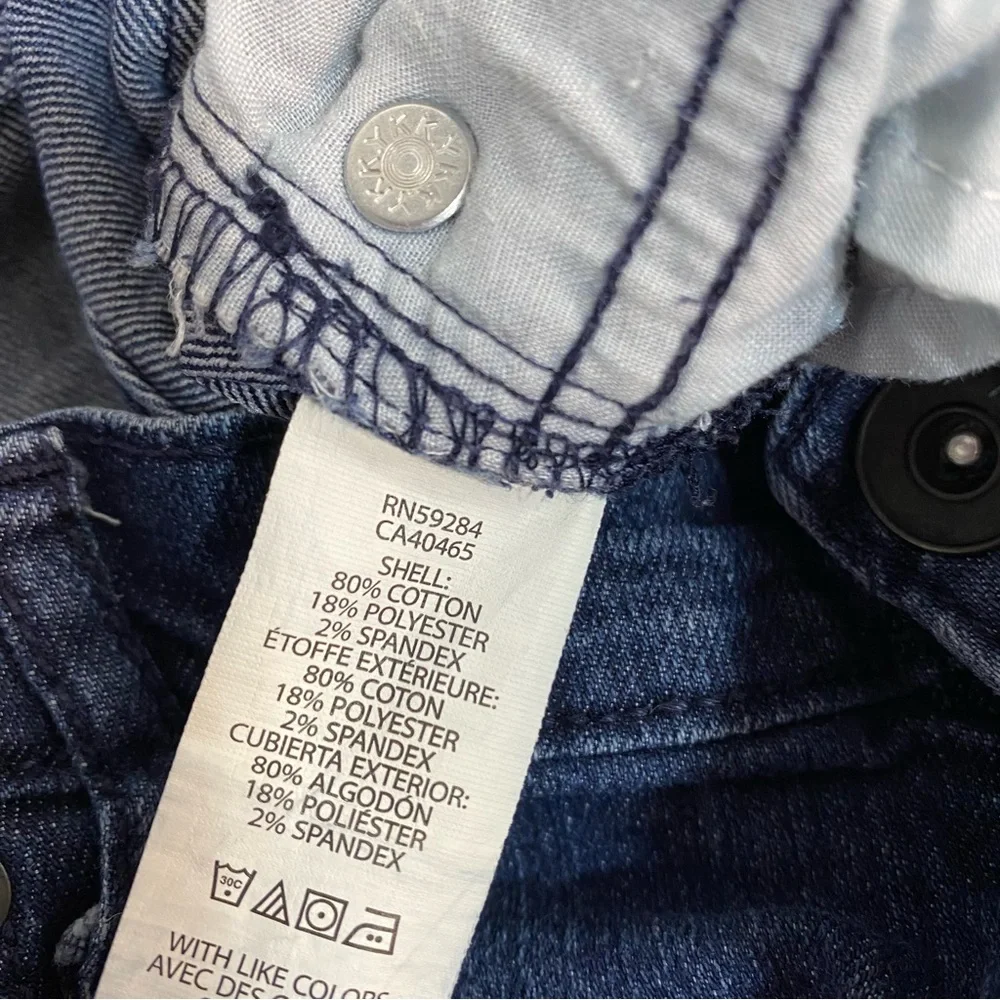 THE CHILDREN’S PLACE Jeans Size 14 Dark Indigo Blue Denim Skinny Tapered Leg